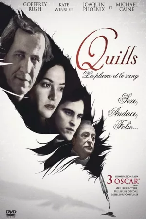 Jaquette : Quills : La plume et le sang