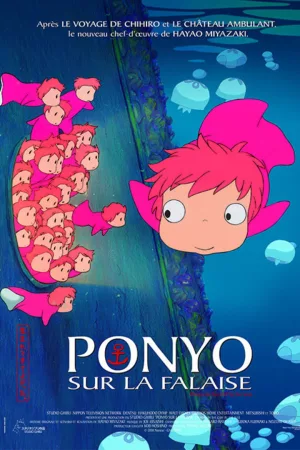 Jaquette : Ponyo sur la falaise