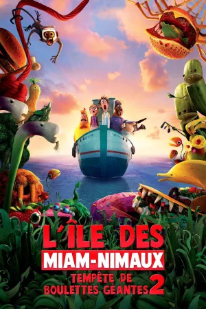 Jaquette : L'Île des Miam-nimaux : Tempête de boulettes géantes 2