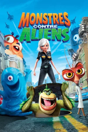Jaquette : Monstres contre Aliens
