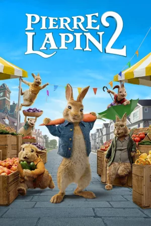 Jaquette : Pierre Lapin 2 : Panique en ville