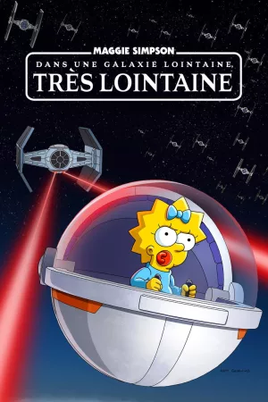 Jaquette : Maggie Simpson dans une galaxie lointaine, très lointaine