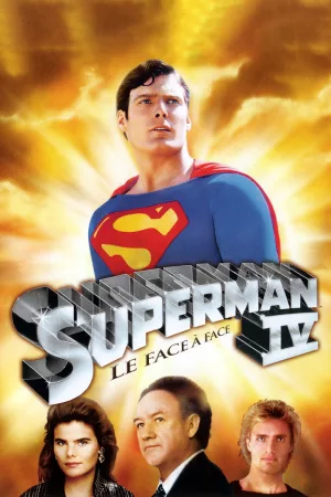 Jaquette : Superman IV : Le Face‐à‐face