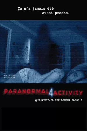 Jaquette : Paranormal Activity 4