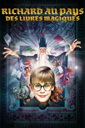 Jaquette : Richard au pays des livres magiques