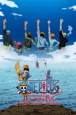 Jaquette : One Piece, film 8, Épisode d'Alabasta : La Princesse du désert et les pirates