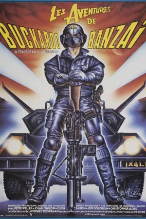 Jaquette : Les Aventures de Buckaroo Banzaï à travers la 8e dimension