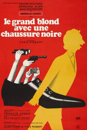 Jaquette : Le Grand Blond avec une chaussure noire