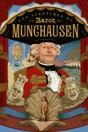 Jaquette : Les Aventures du baron de Münchausen