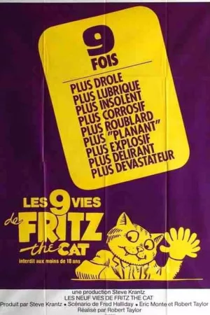 Jaquette : Les 9 Vies De Fritz Le Chat