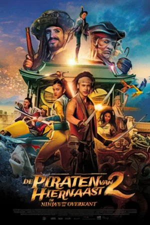 Jaquette : De Piraten van Hiernaast II: De Ninja's van de Overkant