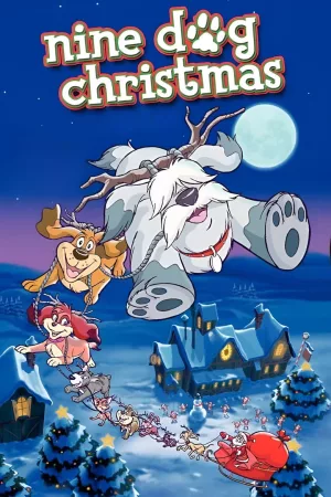 Jaquette : Le Noël des 9 chiens