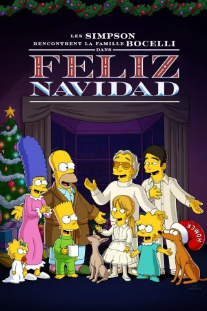 Jaquette : Les Simpson rencontrent la famille Bocelli dans Feliz Navidad