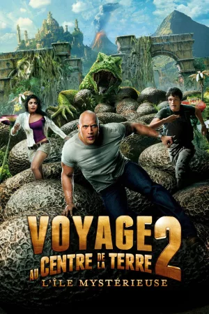 Jaquette : Voyage au centre de la Terre 2 : L'Île mystérieuse
