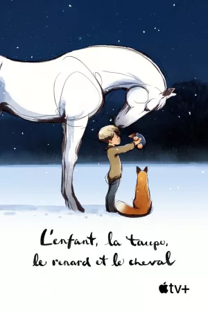Jaquette : L'enfant, la taupe, le renard et le cheval
