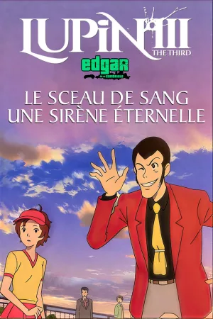 Jaquette : Edgar de la Cambriole : Le sceau de sang - Une sirène éternelle