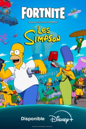 Jaquette : Fortnite x Les Simpson