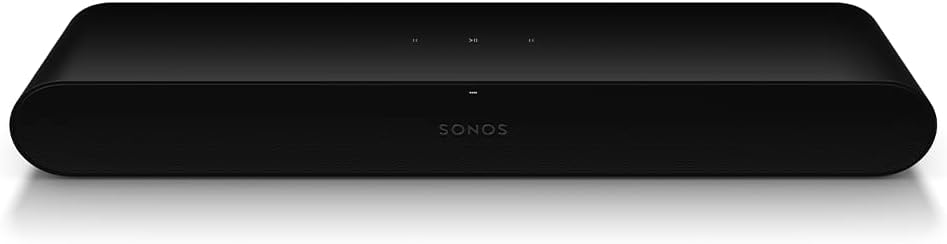 Barre de son Sonos Ray noire – Son TV, dialogues clairs et Apple AirPlay 2